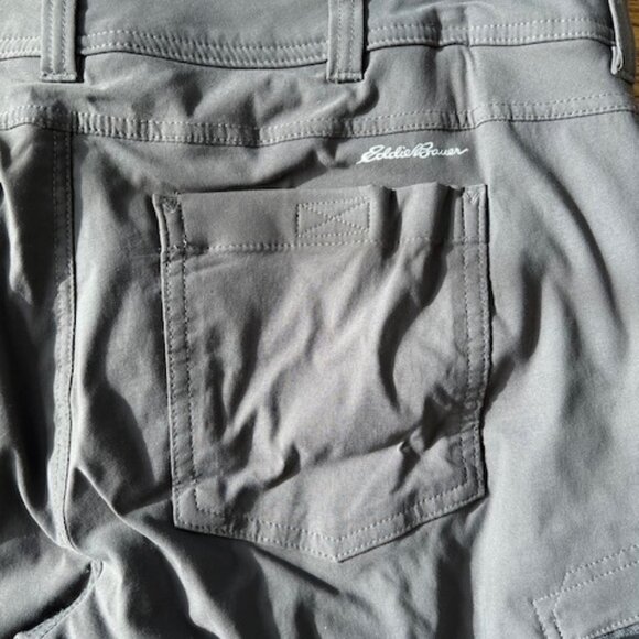 Eddie Bauer First Ascent Guide Pro Fleece-Lined Pants - 35x34 - Grey - Picture 3 of 6